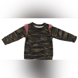 Boutique Camo and Pink Frill Sweatshirt!